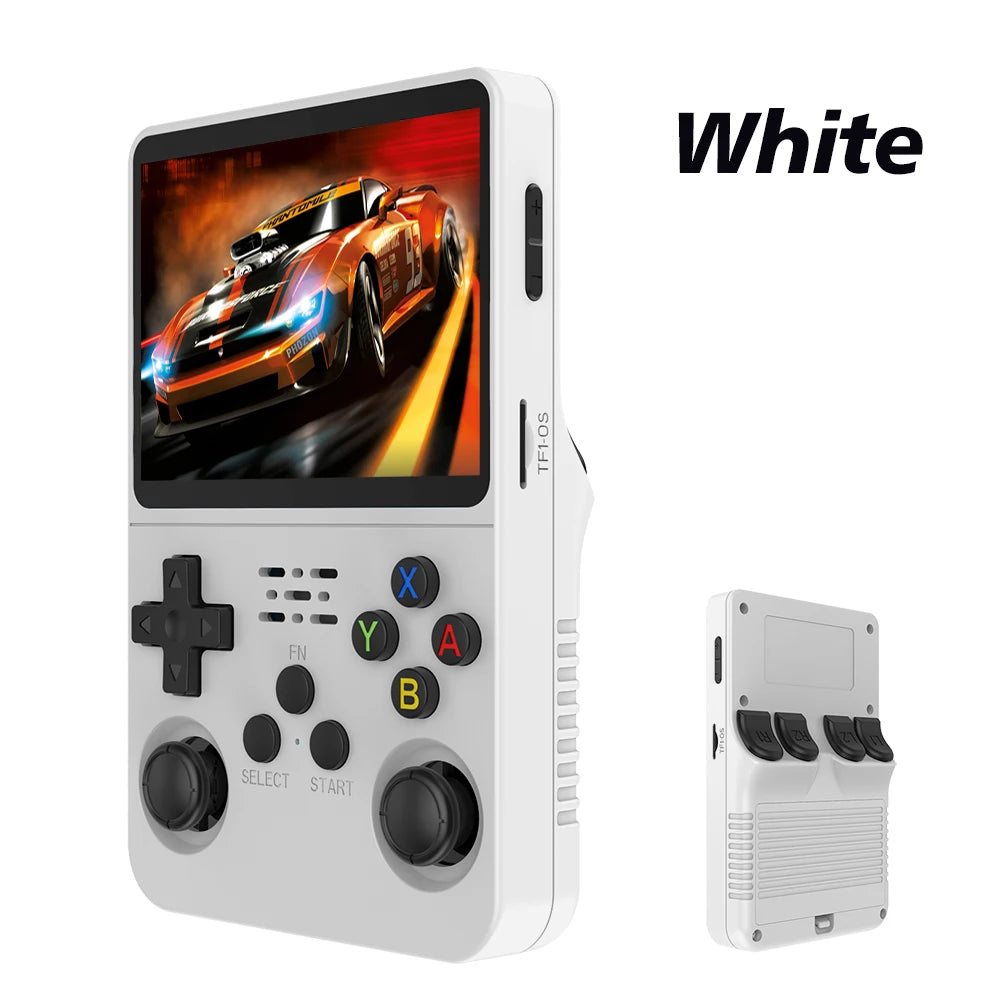 Open Source R36S Retro Handheld Video Game Console with Linux System, 3.5-Inch IPS Screen, Portable Pocket Video Player, 64GB Game Capacity