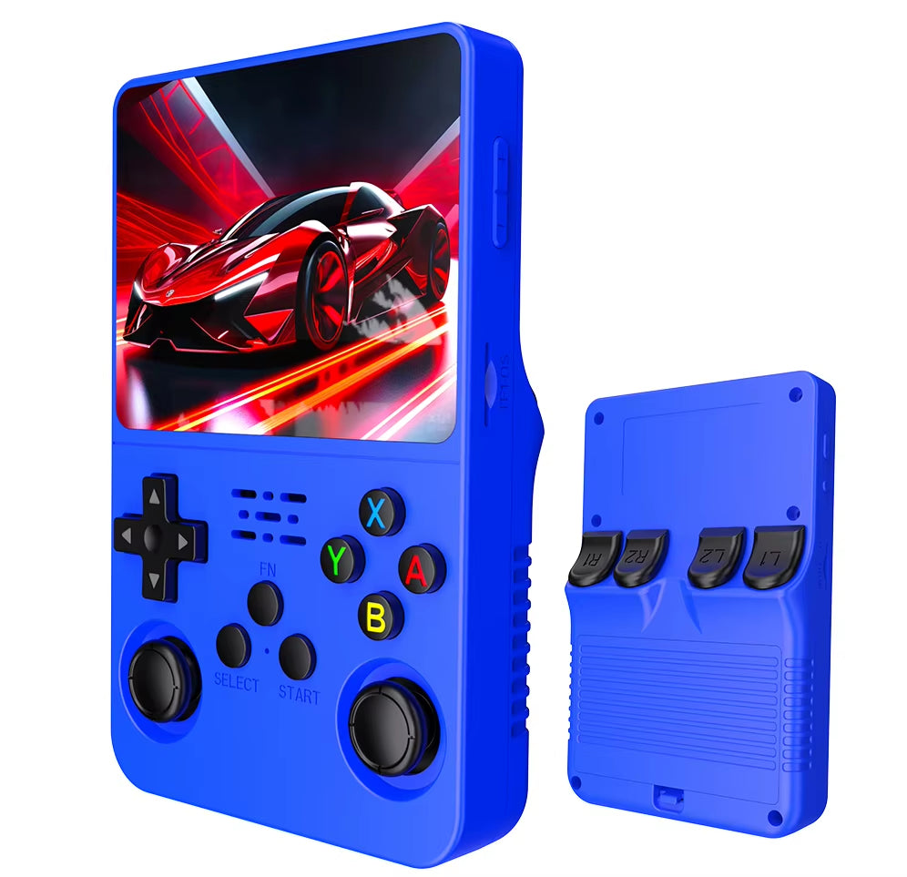 Open Source R36S Retro Handheld Video Game Console with Linux System, 3.5-Inch IPS Screen, Portable Pocket Video Player, 64GB Game Capacity