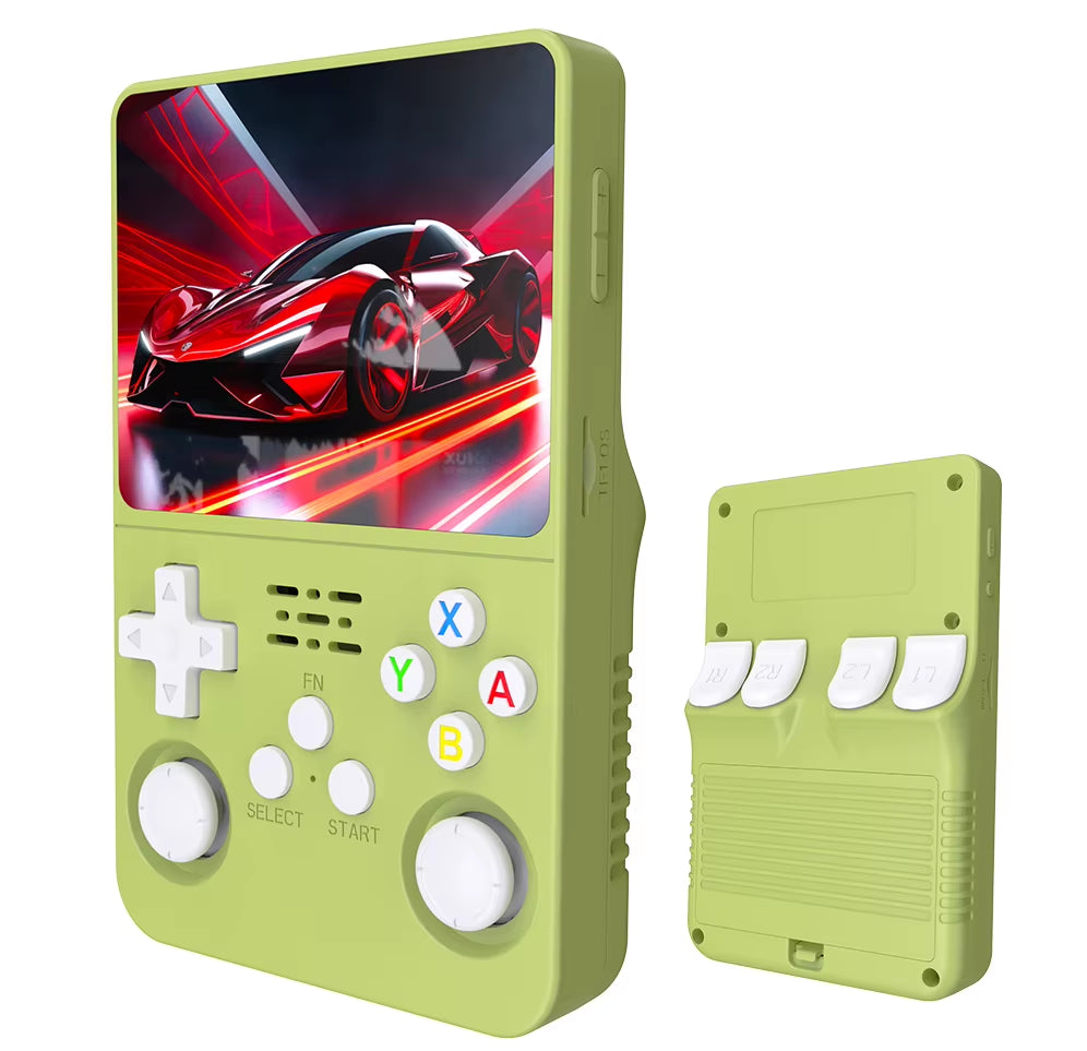 Open Source R36S Retro Handheld Video Game Console with Linux System, 3.5-Inch IPS Screen, Portable Pocket Video Player, 64GB Game Capacity